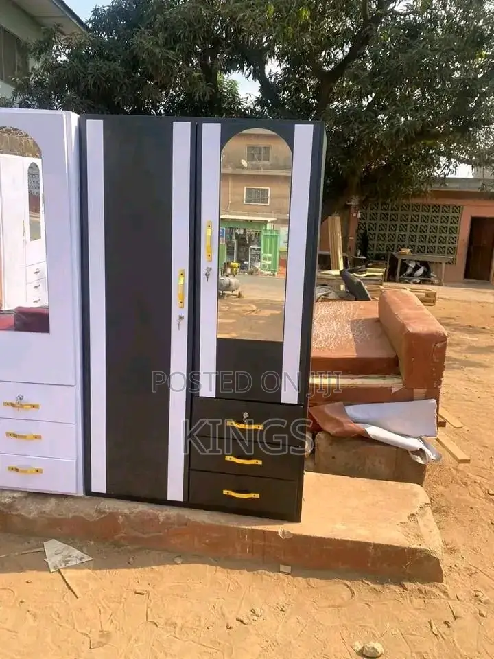 Brand New 2-in-1 Wooden Wardrobe (Payment on Delivery)