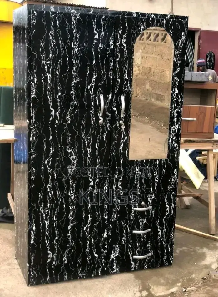Brand New 2-in-1 Wooden Wardrobe (Payment on Delivery)