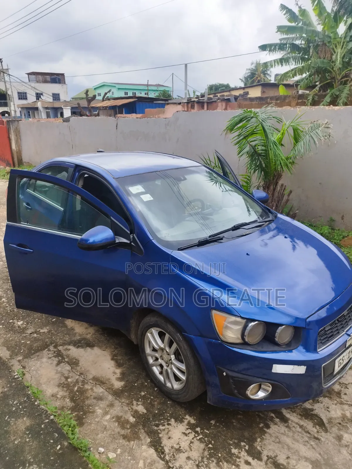 Chevrolet Sonic 2012 Blue