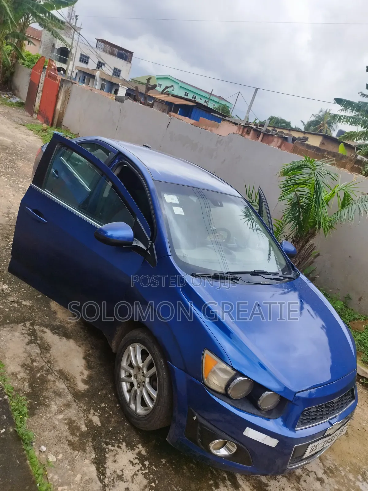 Chevrolet Sonic 2012 Blue