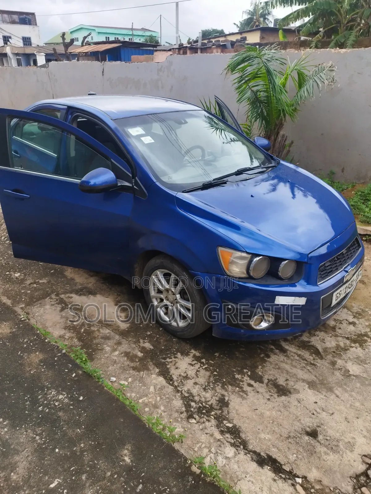 Chevrolet Sonic 2012 Blue