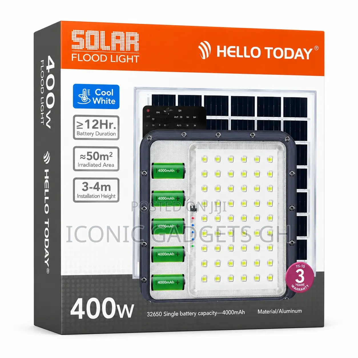 400w Solar Flood Light