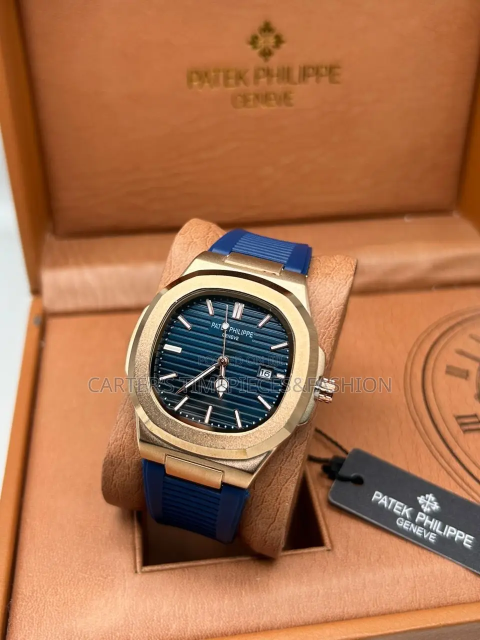 Patek Phillipe Geneve With Rubber Strap Watch