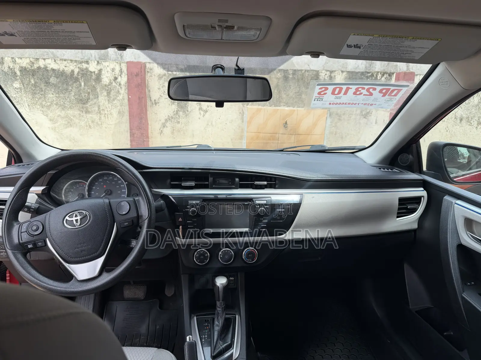 Toyota Corolla LE Eco Premium 4dr Sedan (1.8L 4cyl CVT) 2015 Red