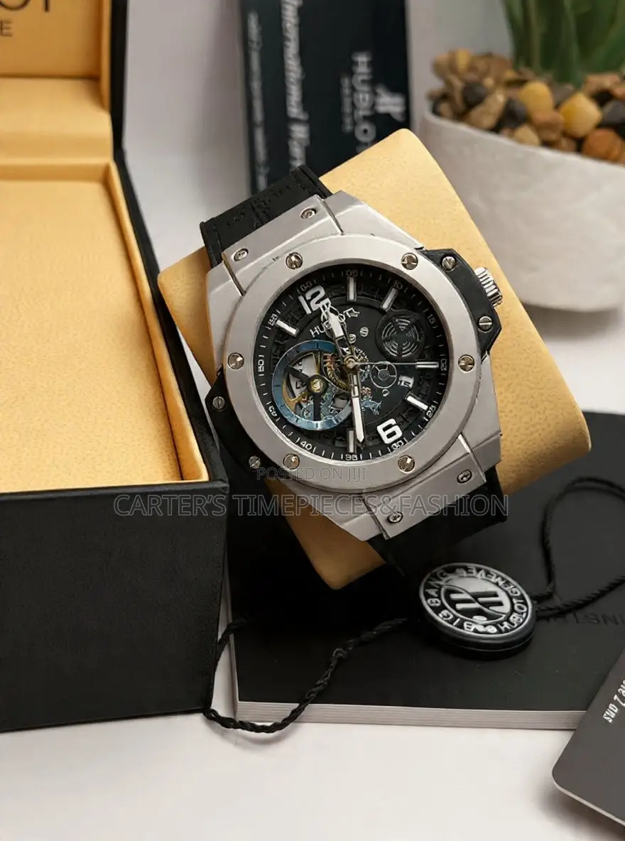 Hublot Geneve Material Leather Watch