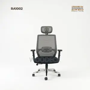 High-Back Ergonomic Mesh Office Chair With Headrest