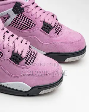 Air Jordan 4 Retro "Orchid" - Premium Pink Suede