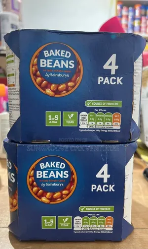 Baked Beans 1*4 by Sainsbury's