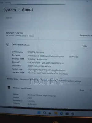 Laptop HP 15 16GB AMD Ryzen 5 SSD 512GB