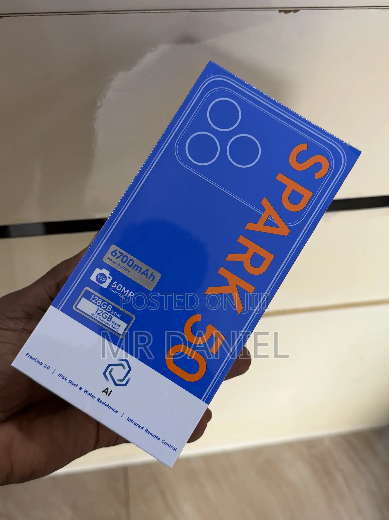 New Tecno Spark 50 128 GB Black