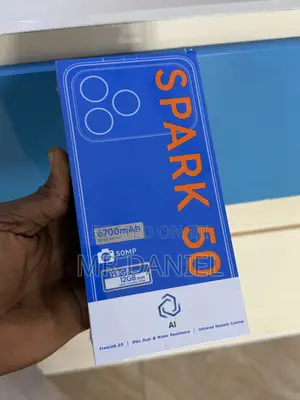 New Tecno Spark 50 128 GB Black