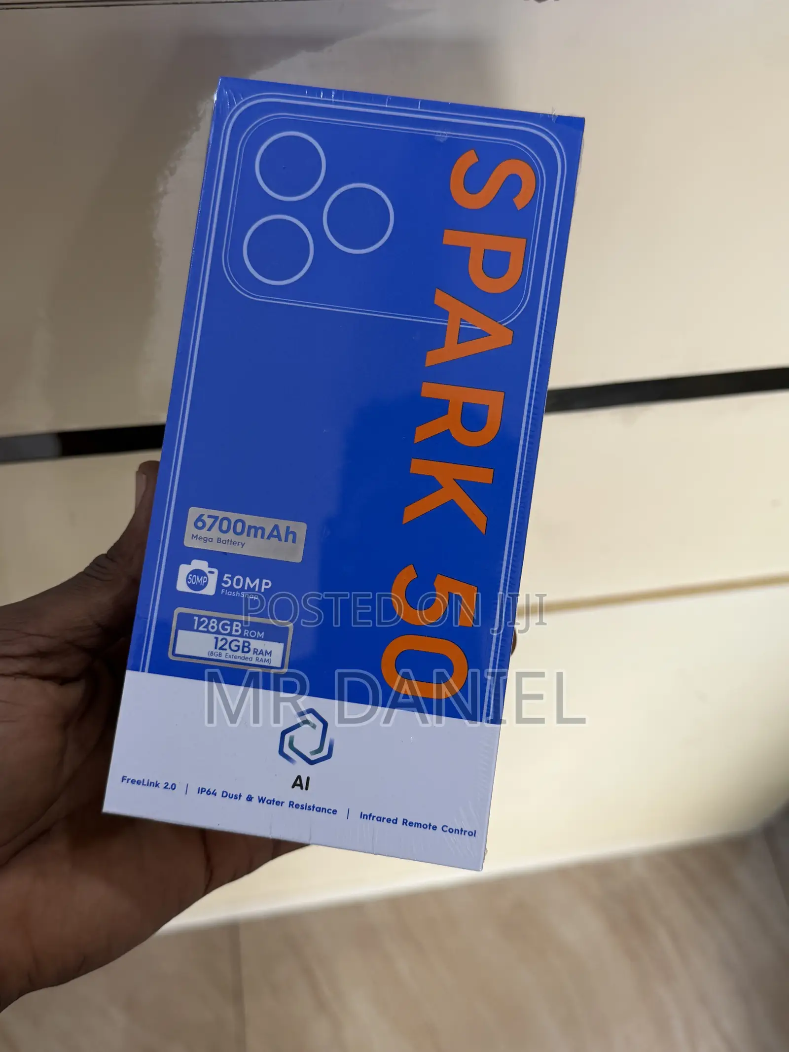 New Tecno Spark 50 128 GB Gray