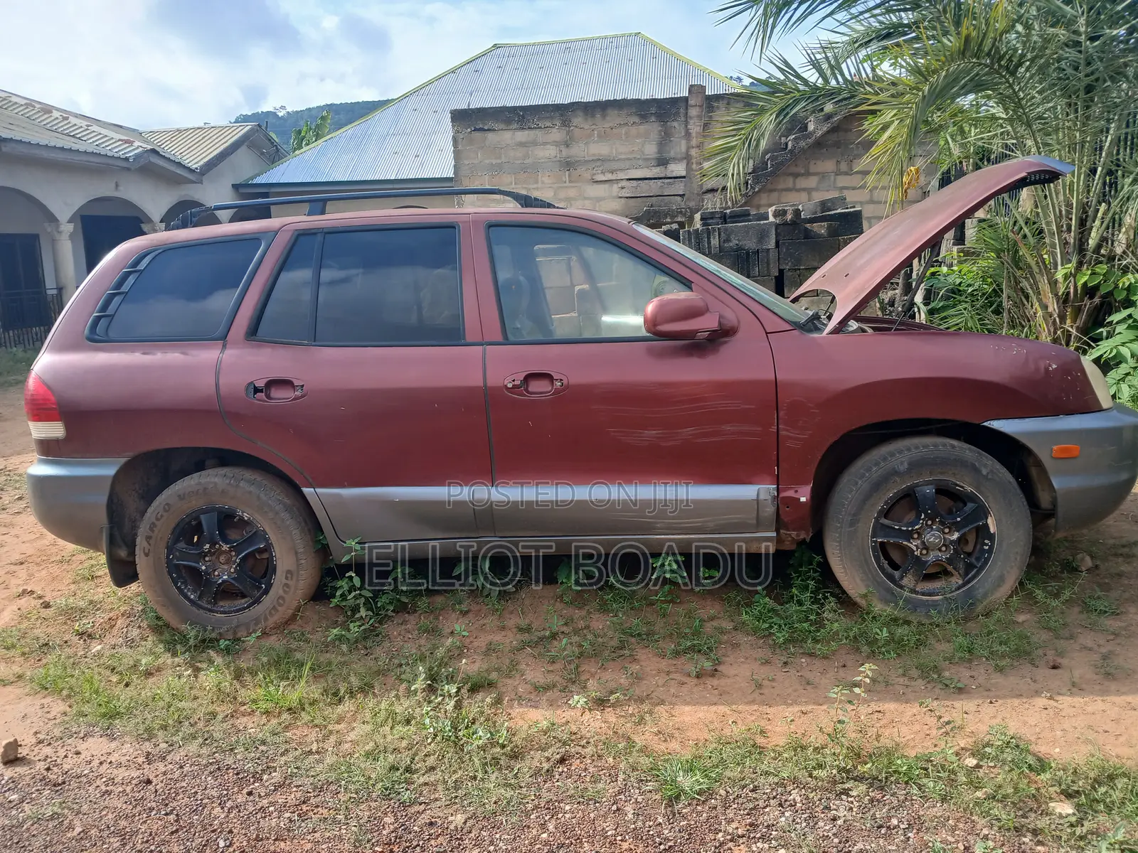 Hyundai Santa Fe 2011 Burgundy