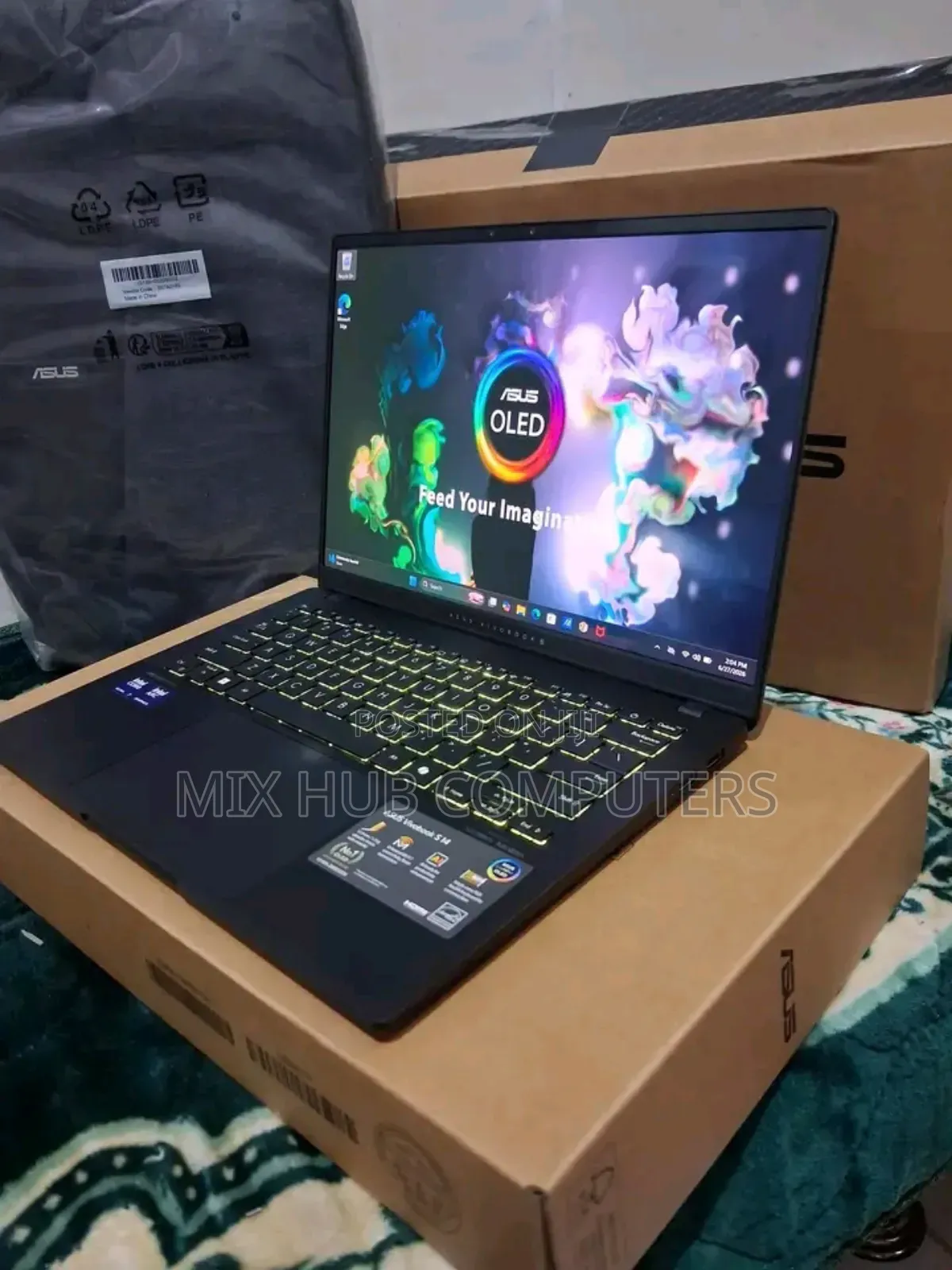 New Laptop Asus VivoBook Flip 14 TP412UA 32GB Intel Core Ultra 7 SSD 1T