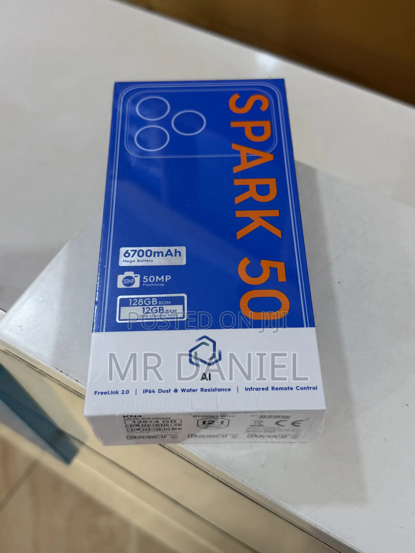 New Tecno Spark 50 128 GB Gold