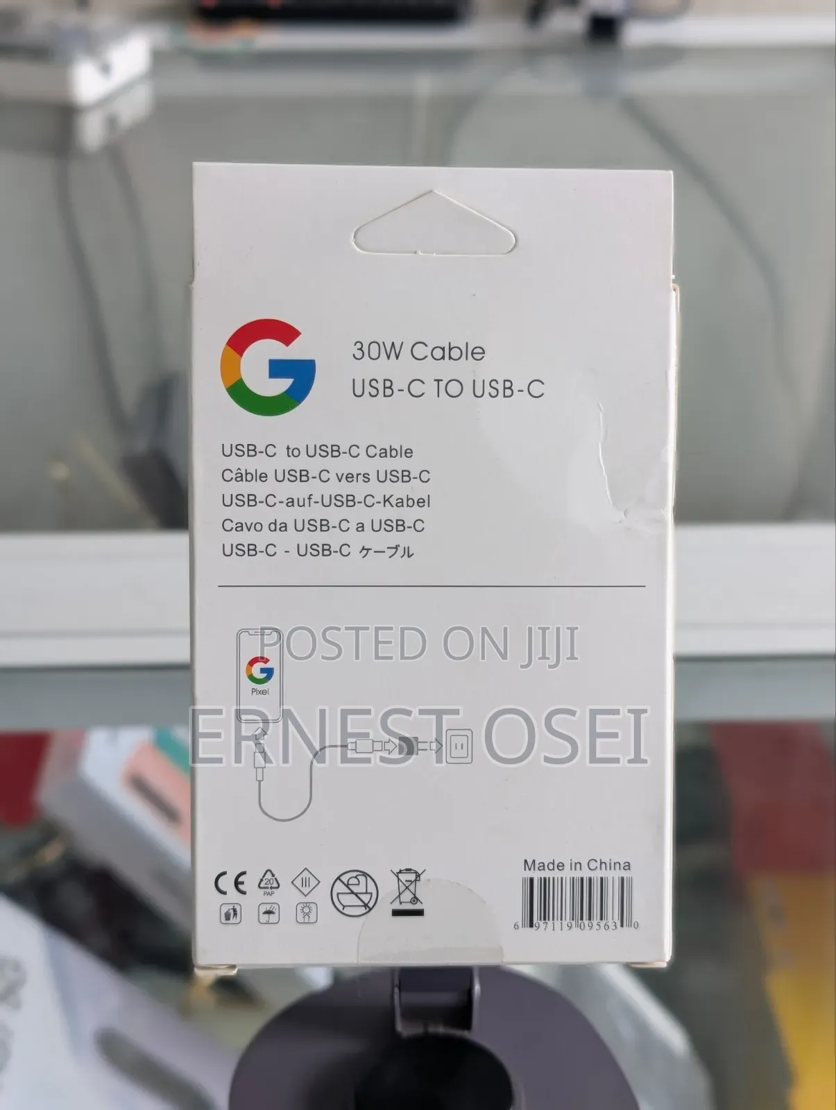 Google Pixel 30w Cable C to C