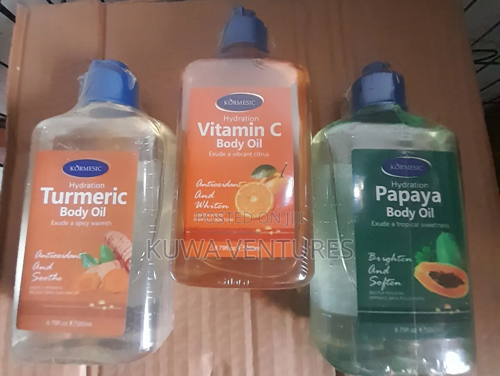 Tumeric, Vitamin C Body Oil