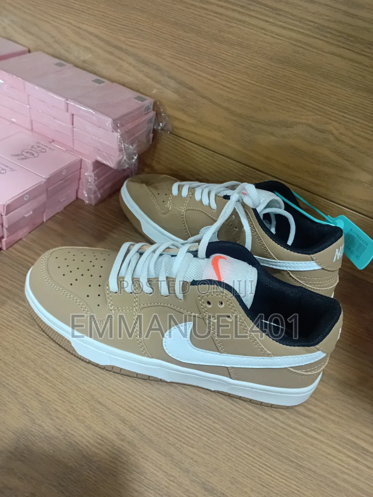 Beige, White, Green Casual Sneakers – Comfortable Fashion Shoes
