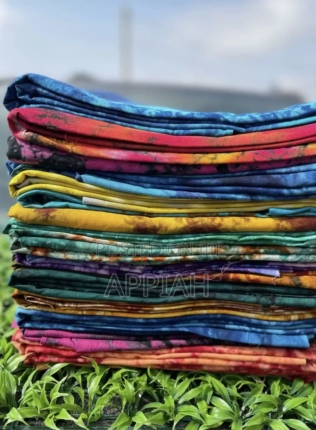 Resin Designs and Tie and Dye Fabrics