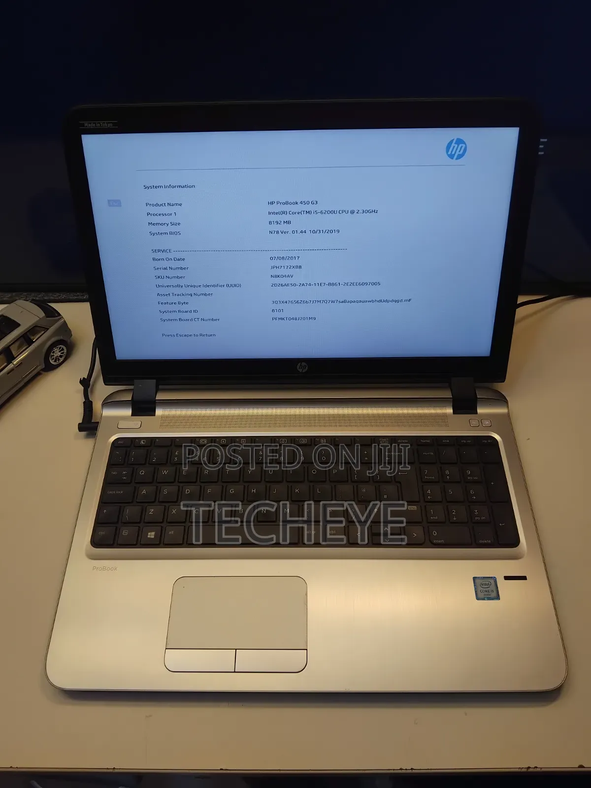 Laptop HP ProBook 450 G3 8GB Intel Core i5 SSHD (Hybrid) 128GB