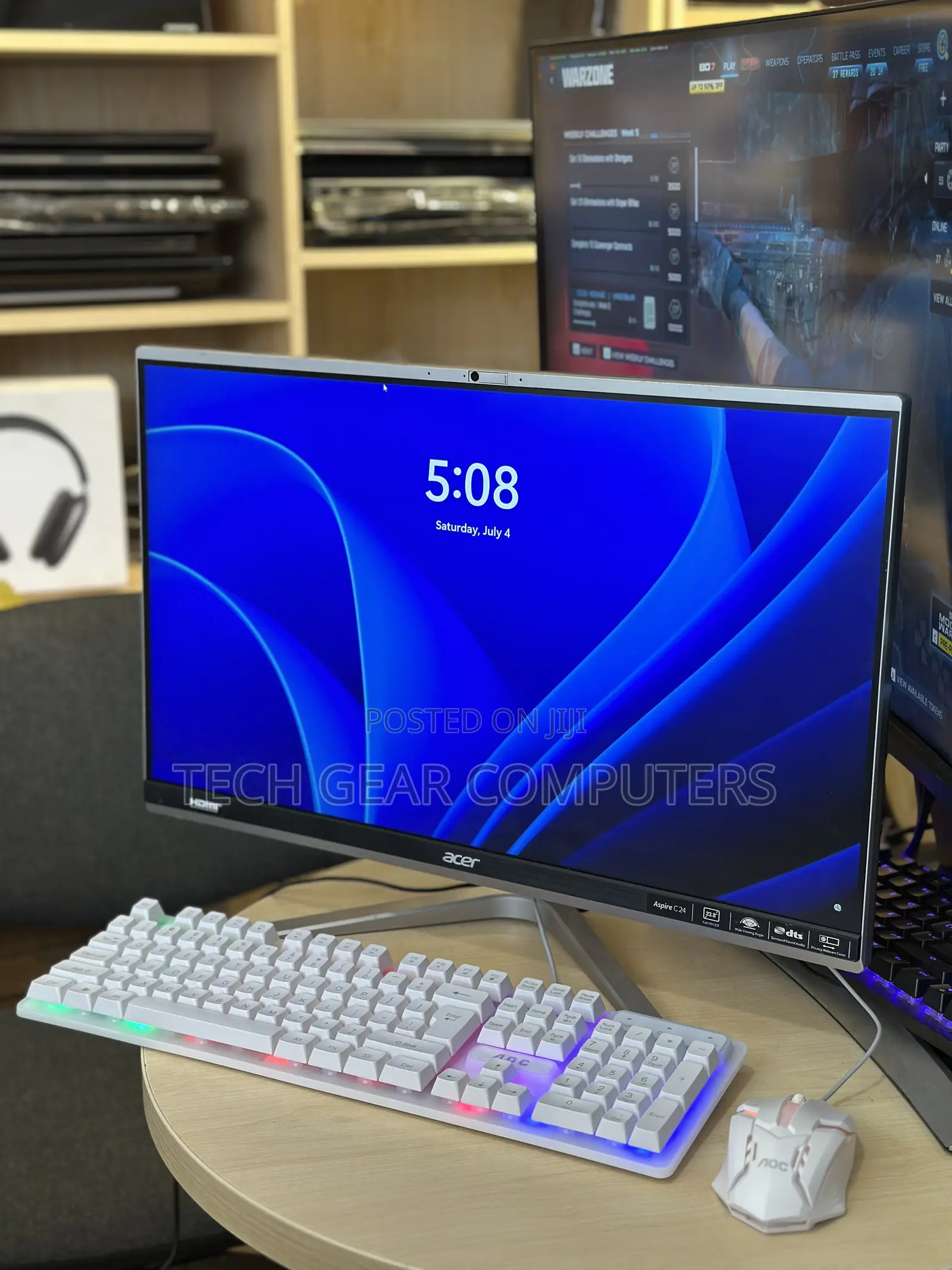 Desktop Computer Acer Aspire C24-760 8GB Intel Core i5 SSD 512GB