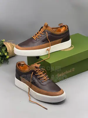 Original Real Pure Leather Timberland Gray Black