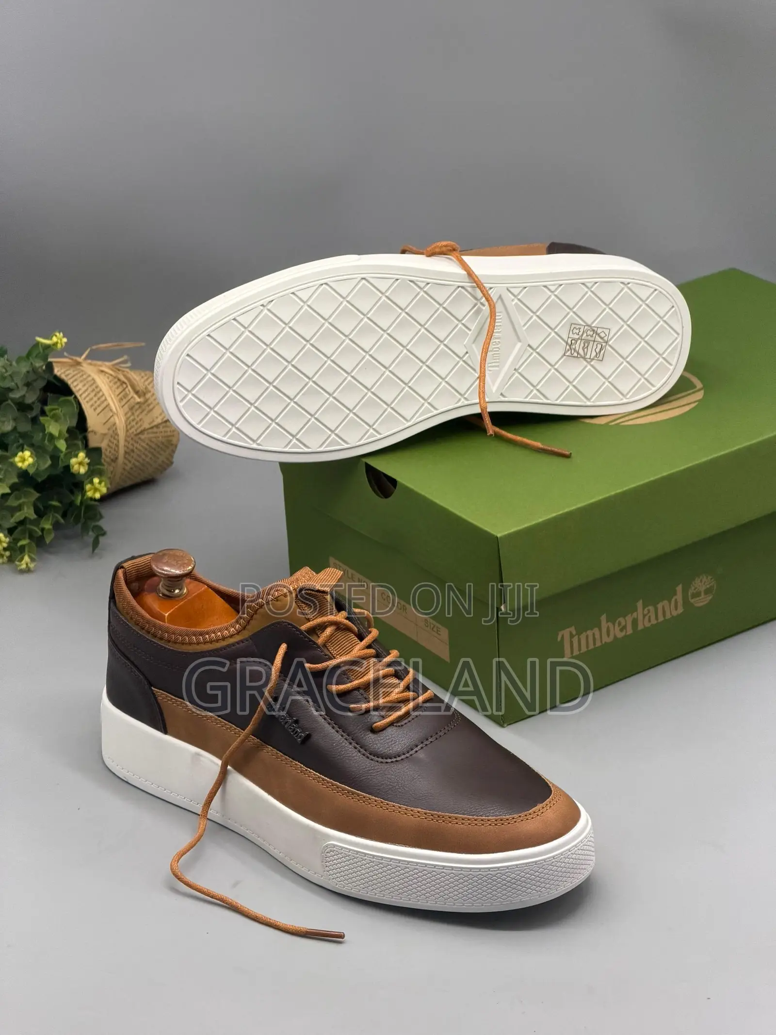 Original Real Pure Leather Timberland Gray Black