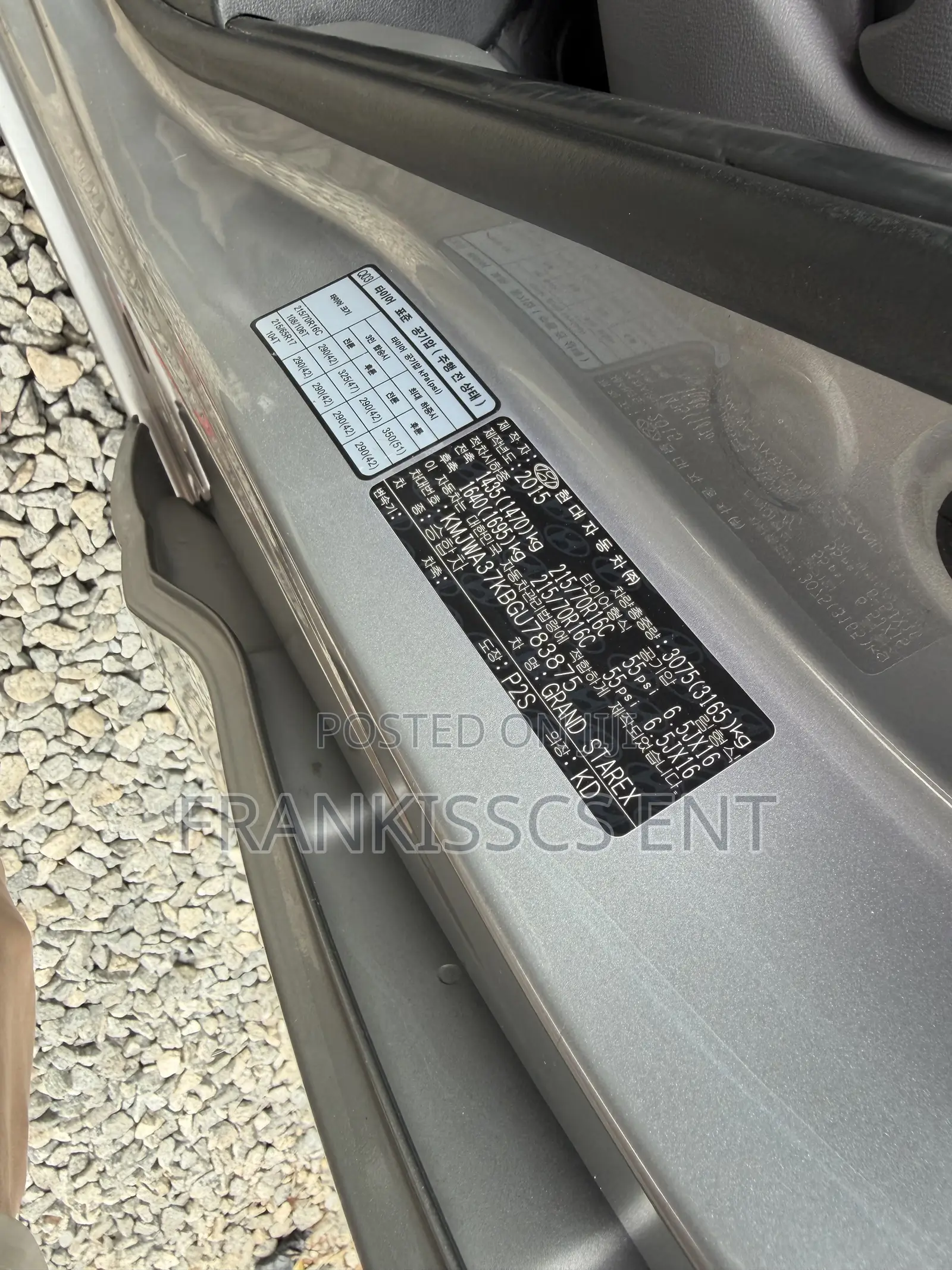 Hyundai Starex 2015 Grey