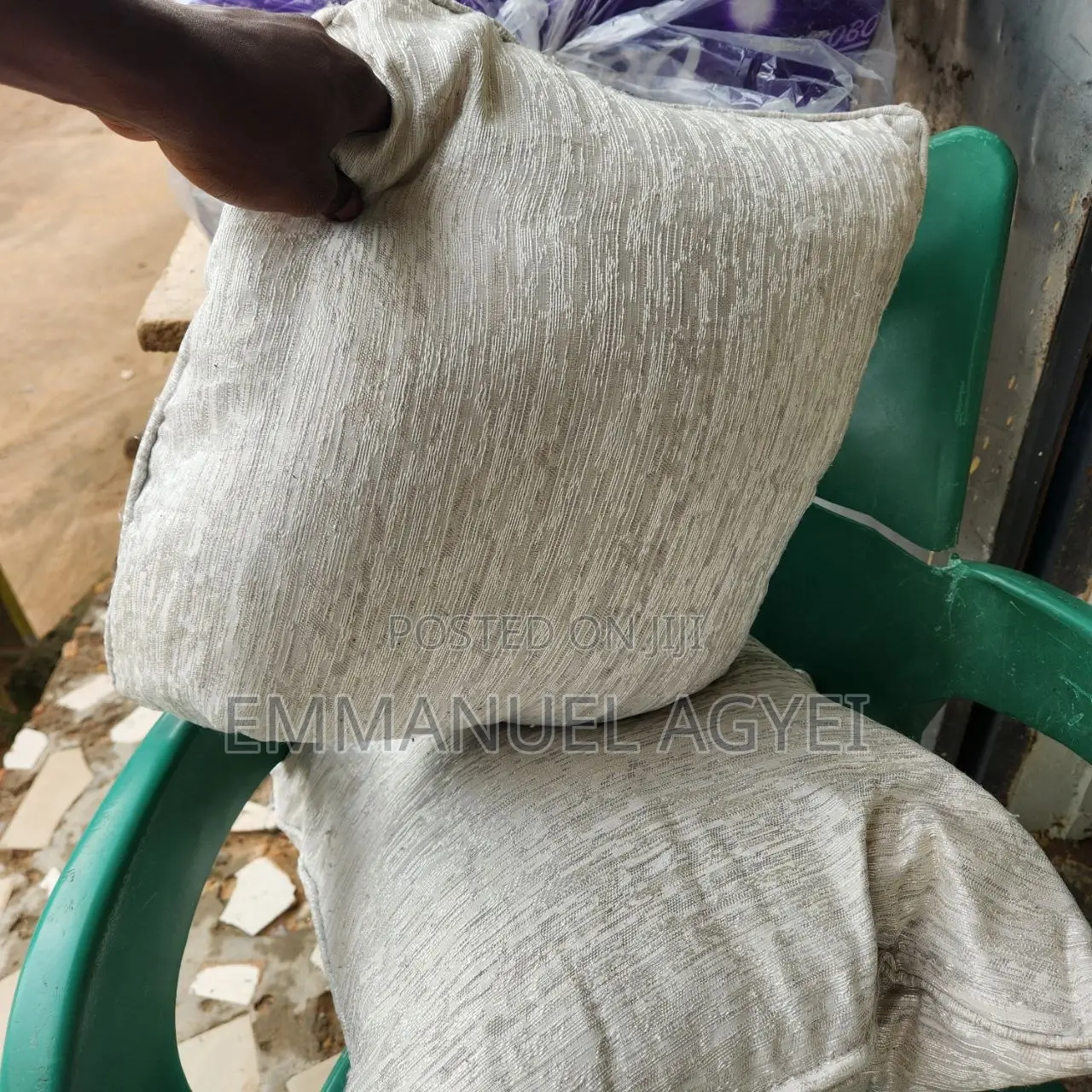 Grace and Son's Armrest/Handrest Pillows and Cushions