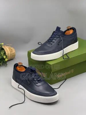 Original Real Pure Leather Timberland Gray Black