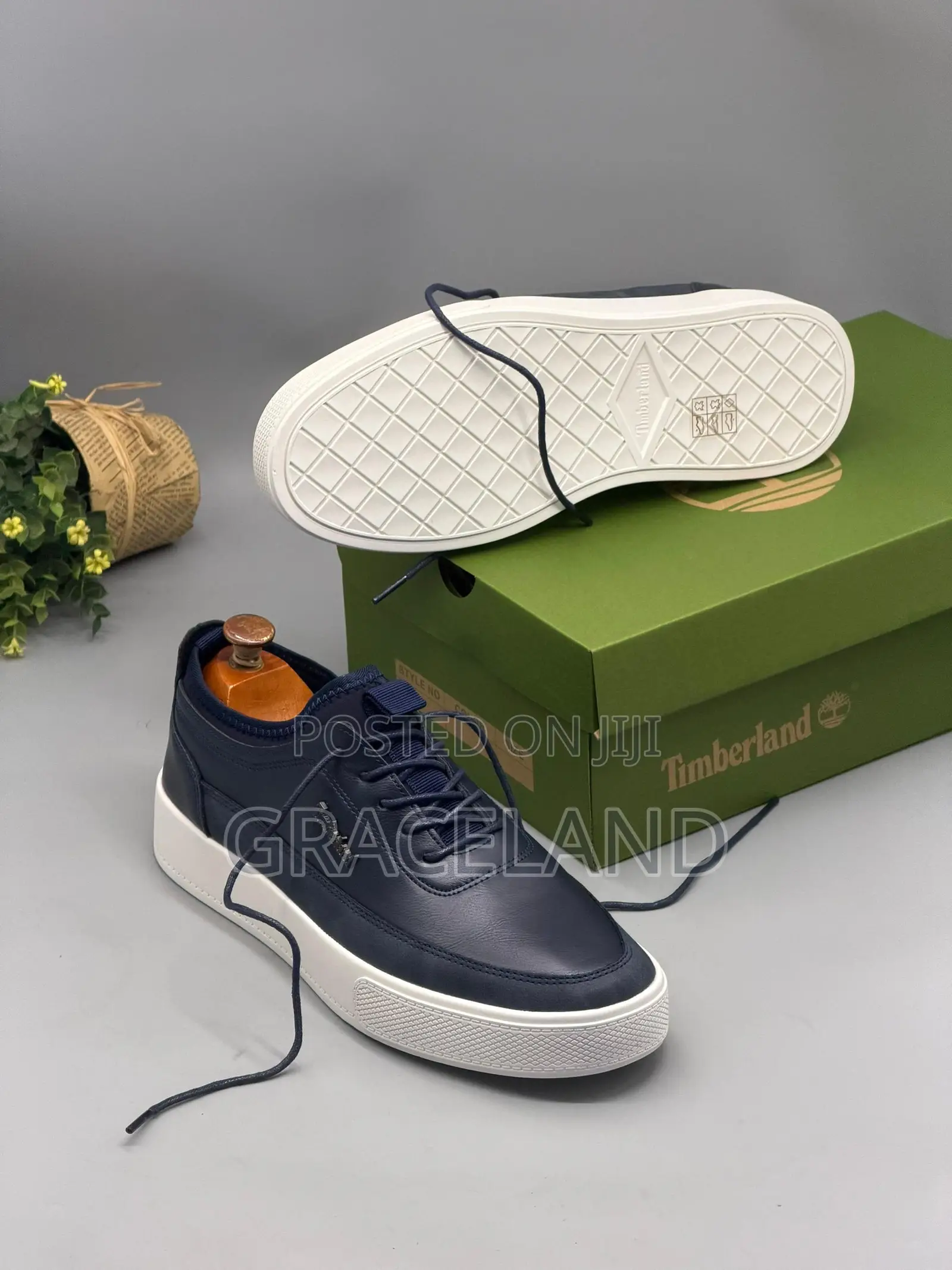 Original Real Pure Leather Timberland Gray Black