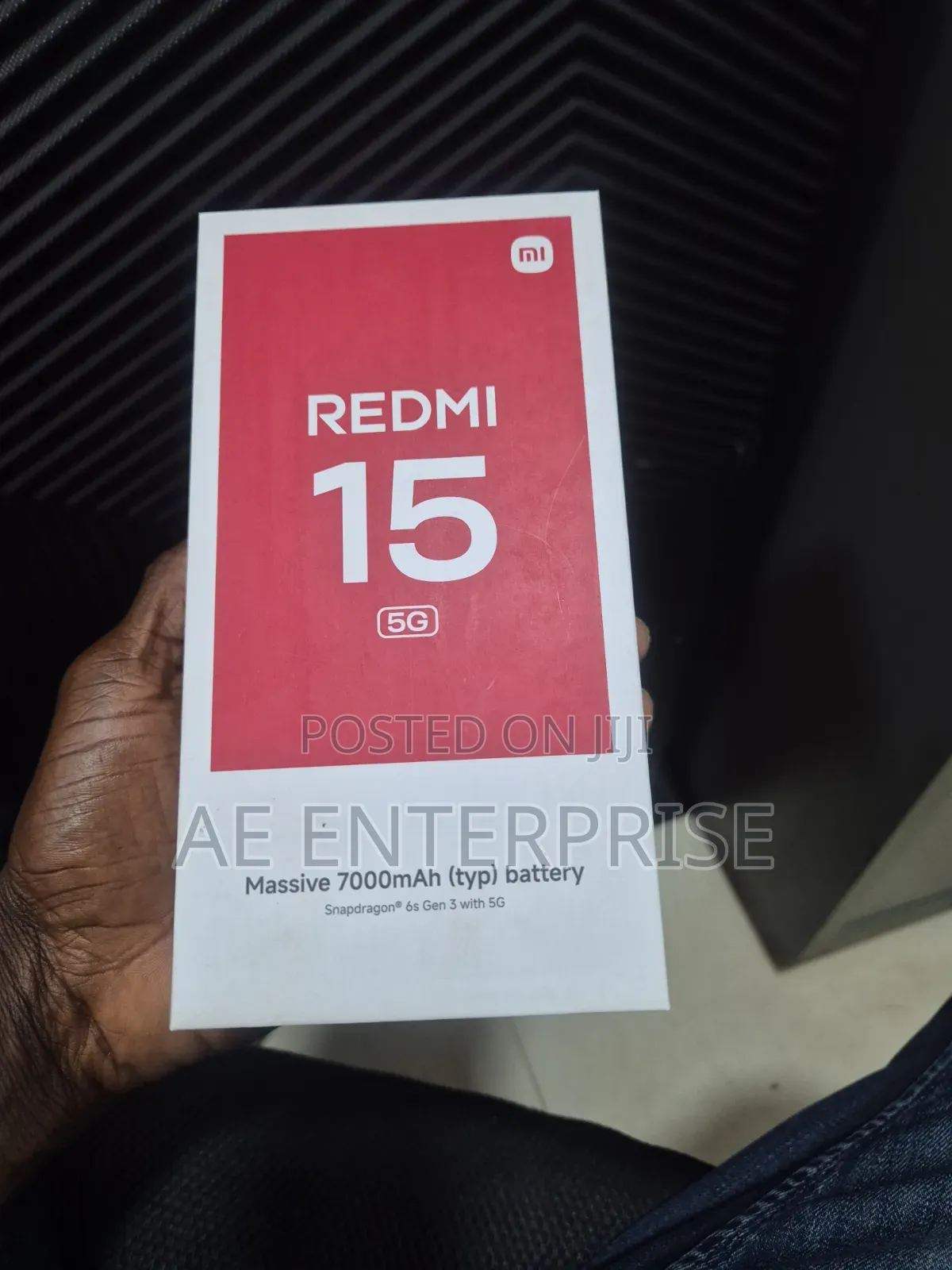 New Xiaomi Redmi 15 5G 256 GB Black