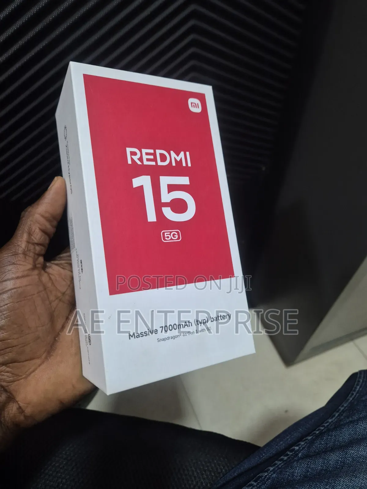 New Xiaomi Redmi 15 5G 256 GB Black