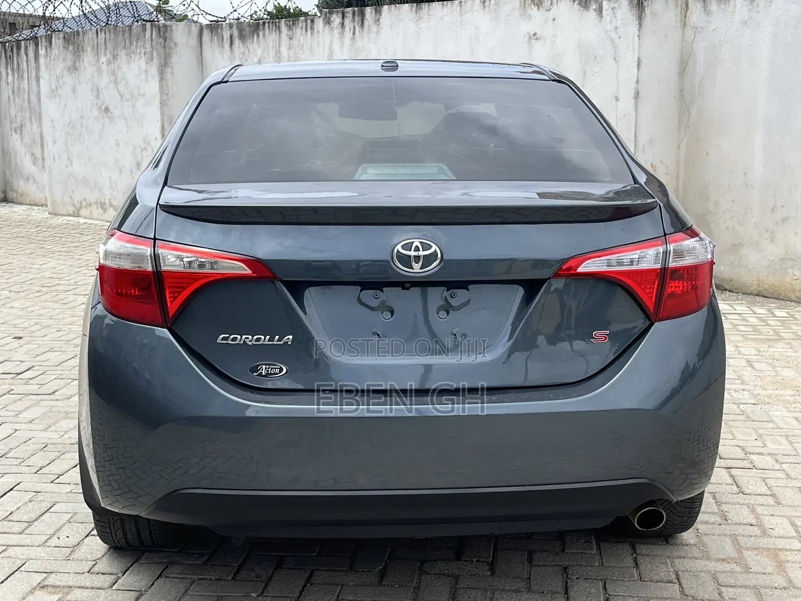 Toyota Corolla S 4dr Sedan (1.8L 4cyl CVT) 2016 Black