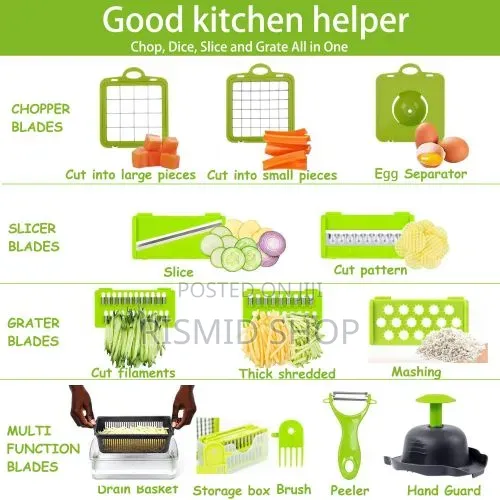 16in1 Vegetable Slicer Container