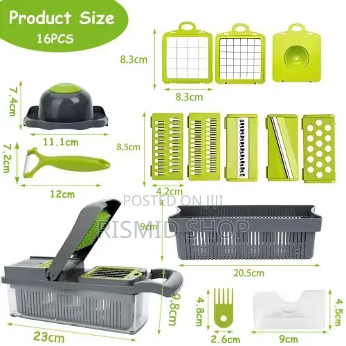 16in1 Vegetable Slicer Container