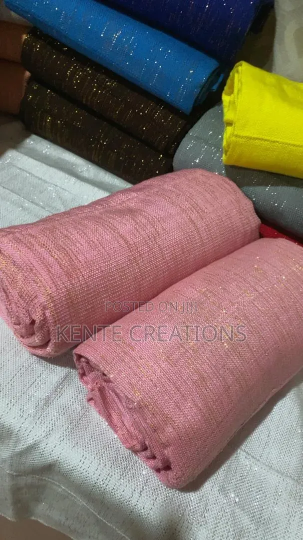 Plain Kente Fabrics.