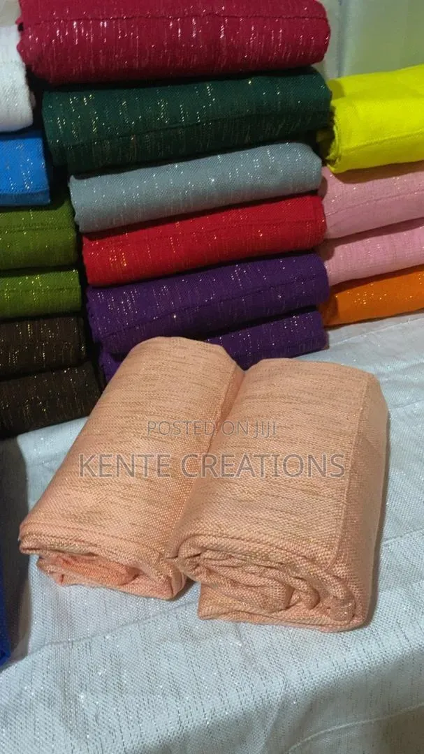 Plain Kente Fabrics.