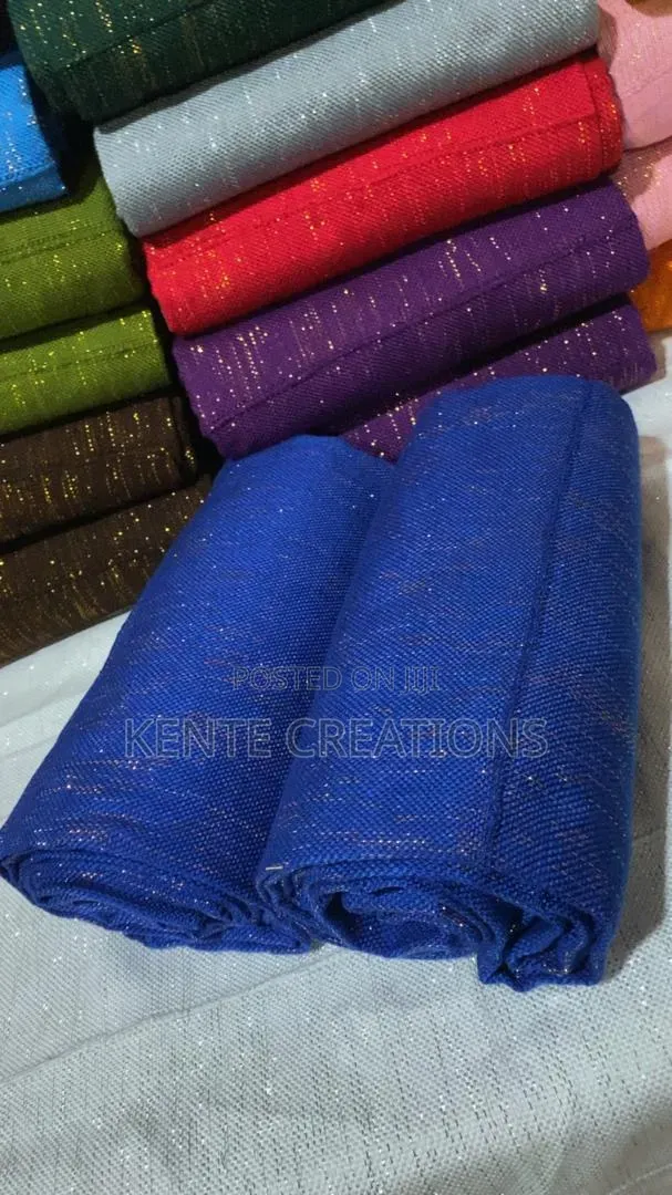 Plain Kente Fabrics.