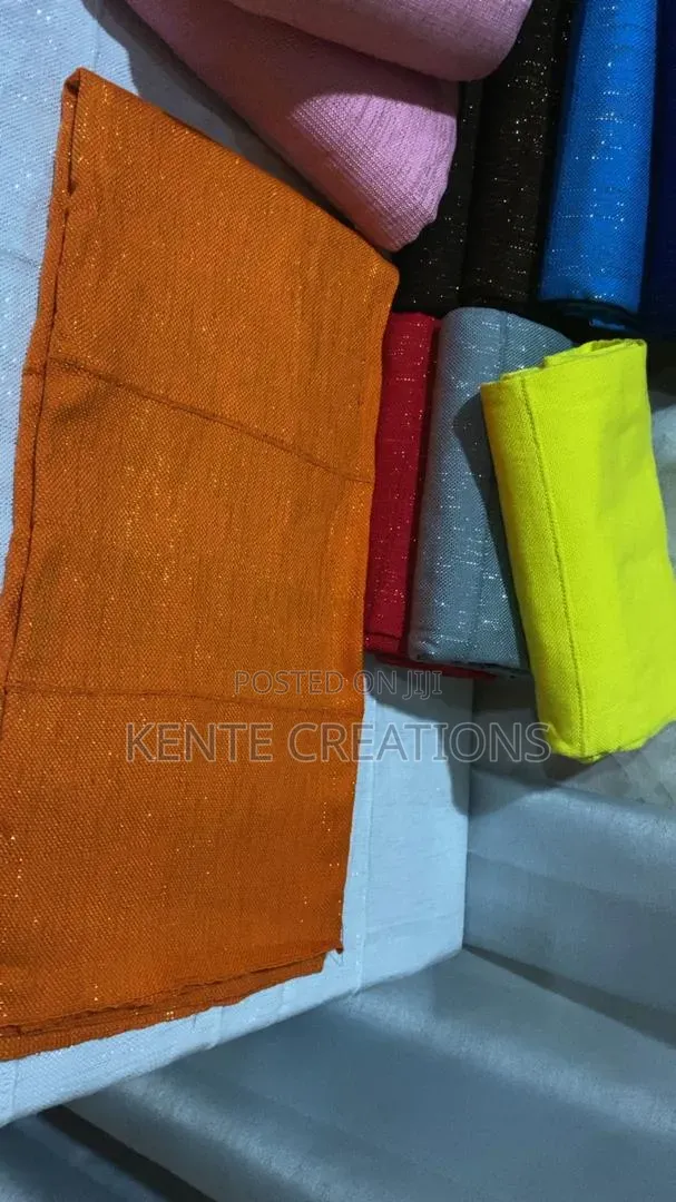 Plain Kente Fabrics.
