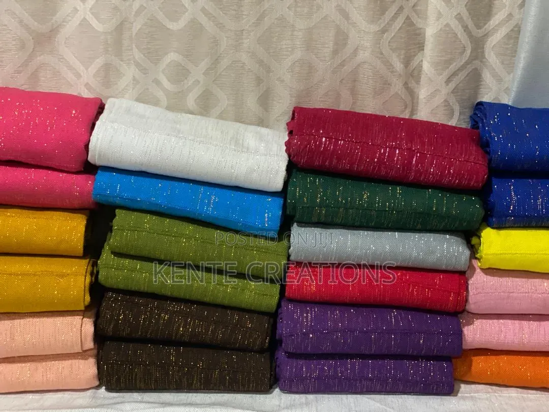 Plain Kente Fabrics.