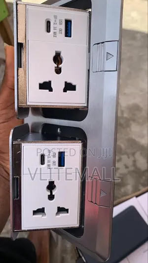 Floor Socket Double With Usb+C
