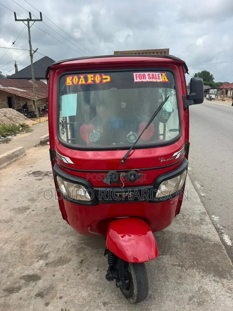 TVS King Deluxe Plus iTouch Start 2025 Red
