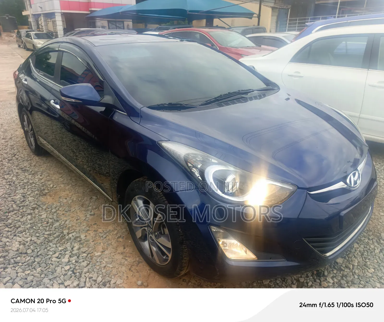 Hyundai Elantra 2014 Blue