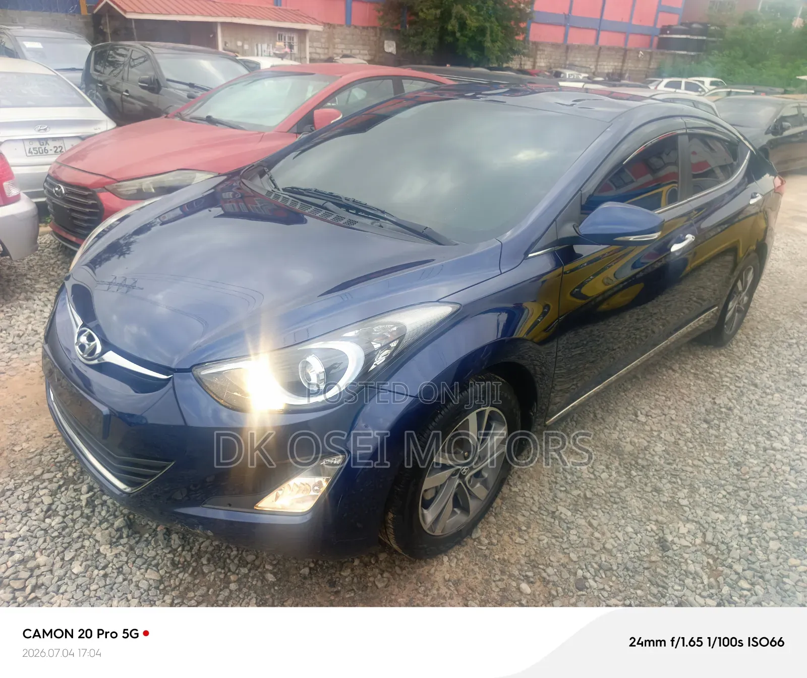Hyundai Elantra 2014 Blue