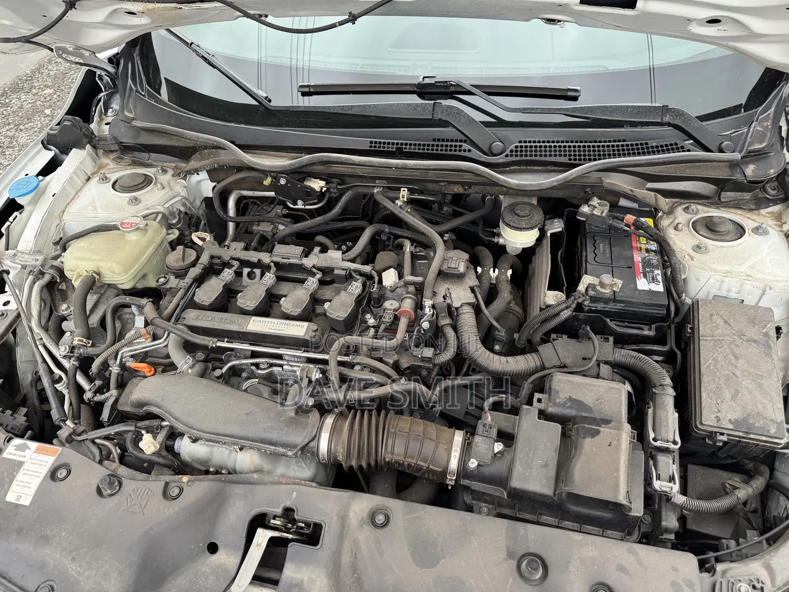 Honda Civic Touring Sedan 2019 White