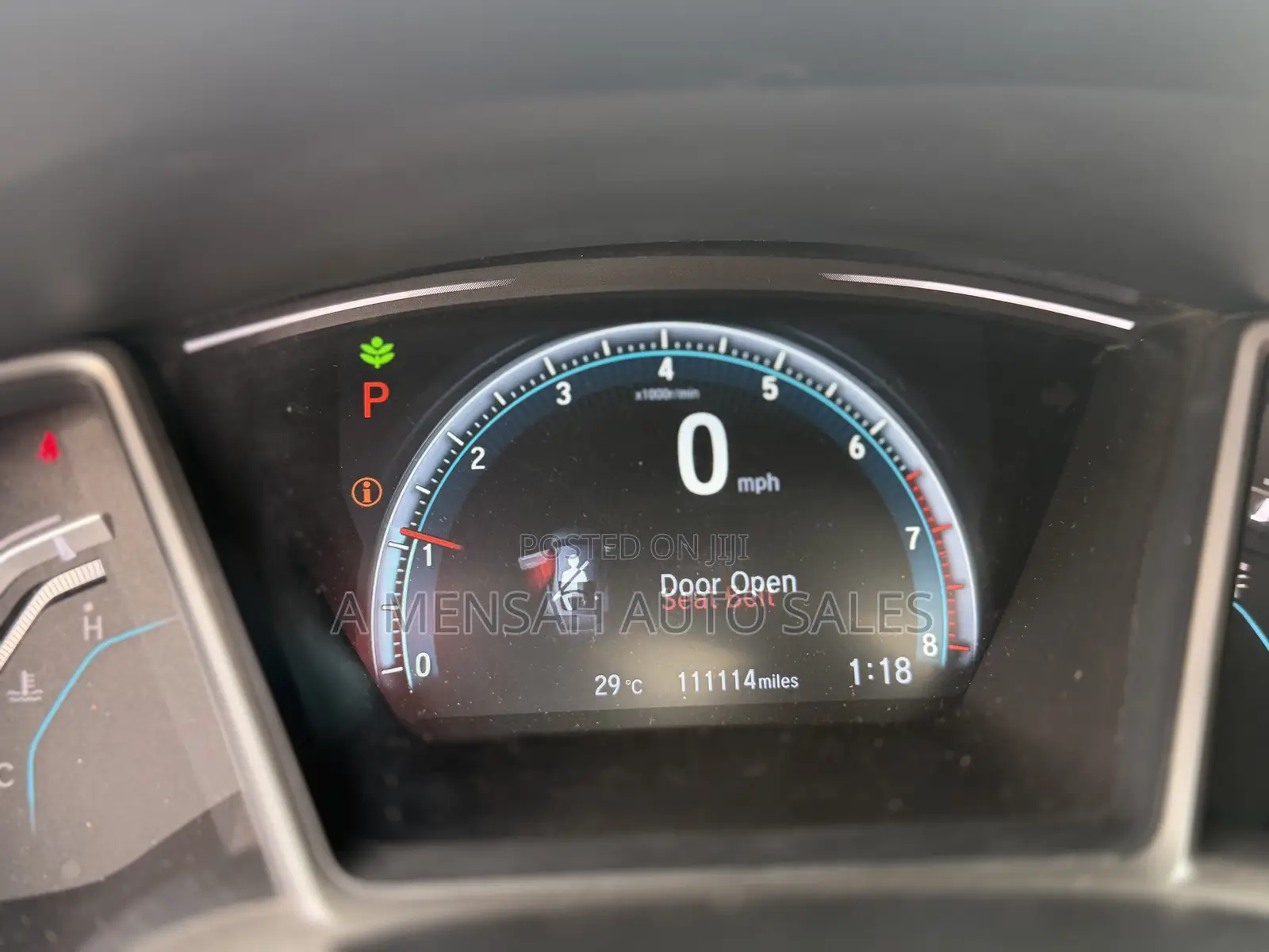 Honda Civic EX-L 2dr Coupe (1.5L 4cyl) 2016 Black