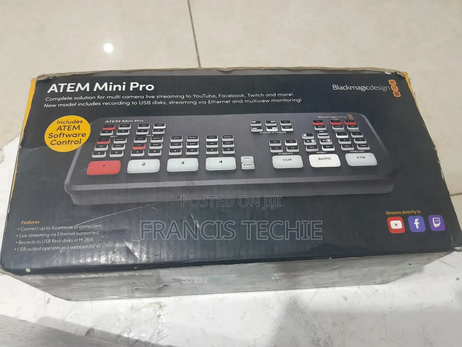 Blackmagic Atem Mini Pro Video Switcher
