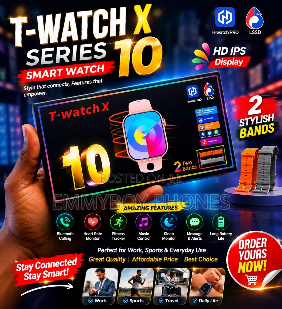 T-Watch X Smart Watch