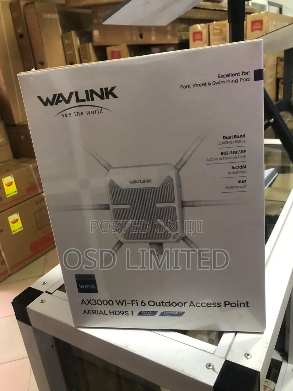 Upgrade to Business-Grade Wi-Fi Wavlink 6-Antenna Access Point